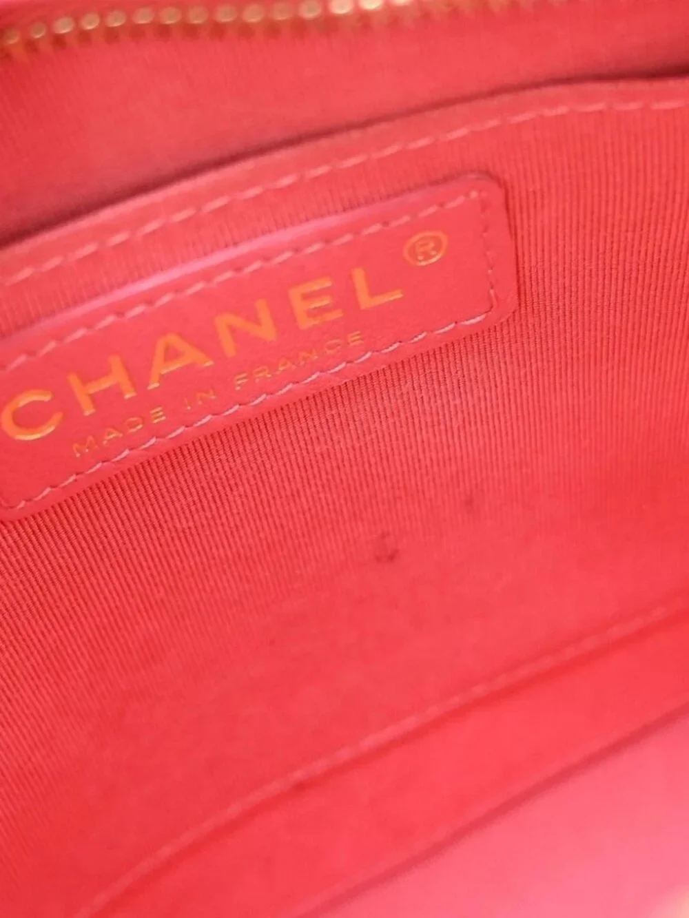 Chanel Pink Lambskin Camera Bag Mini